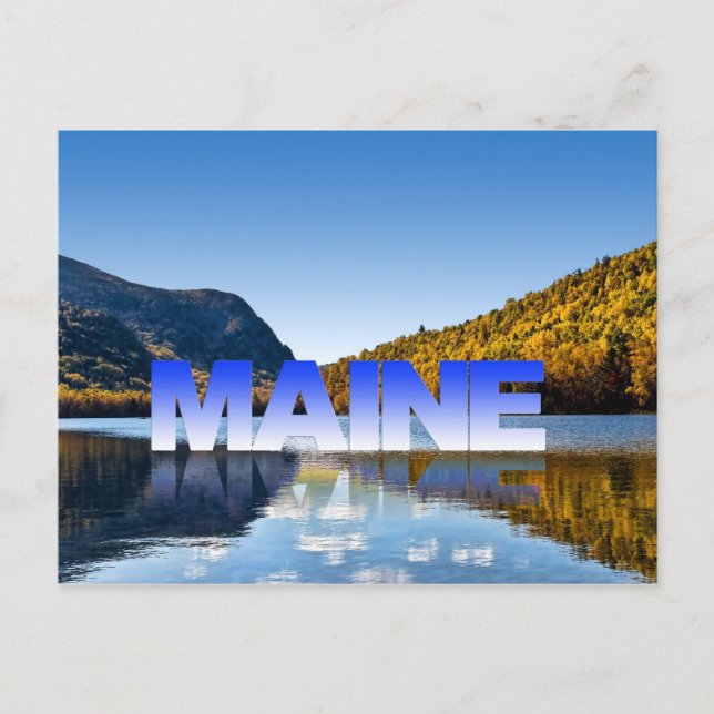Postal Visitar Maine (Anverso)