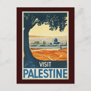 Postal Visitar Palestina