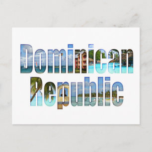 Postal Visitas turísticas de República Dominicana por car
