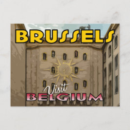 Postal Visite Bruselas, Bélgica