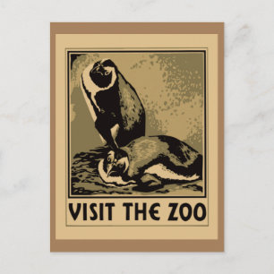 Postal Visite el zoológico