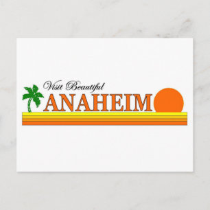 Postal Visite la hermosa ciudad de Anaheim, California