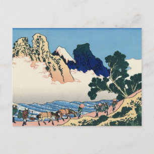 Postal vista 36+10 desde 36 vistas al Monte Fuji