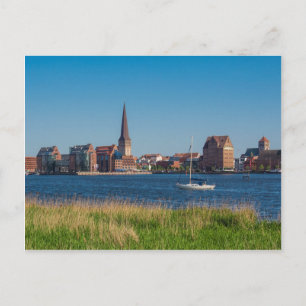 Postal Vista a Rostock en Alemania