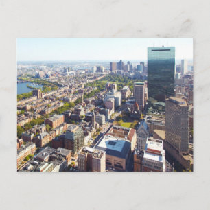 Postal Vista aérea de Boston