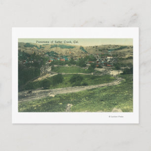 Postal Vista aérea de CitySutter Creek, CA