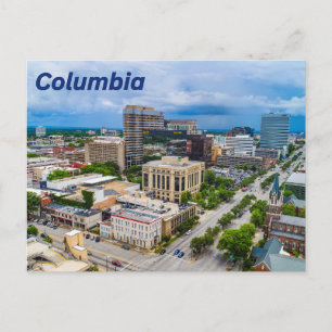 Postal Vista aérea de Columbia, Carolina del Sur
