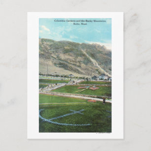 Postal Vista aérea de Columbia GardensButte, TA
