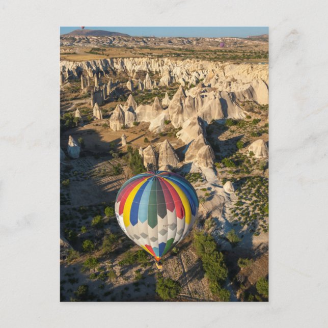 Postal Vista aérea de globos aerostáticos, Capadocia (Anverso)