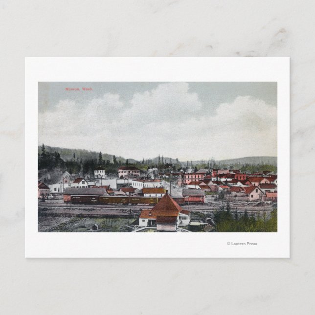 Postal Vista aérea de la ciudad (Anverso)