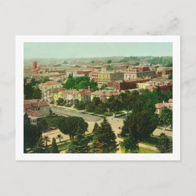 Postal Vista aérea de la ciudad (Anverso)