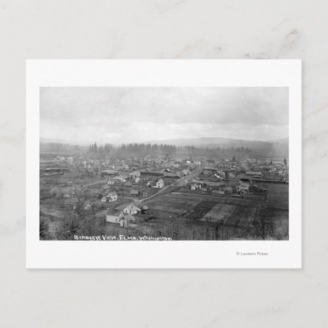 Postal Vista aérea de la ciudad 15 (Anverso)