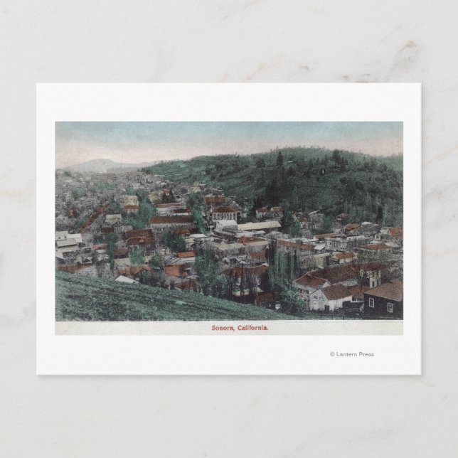 Postal Vista aérea de la ciudad # 2Sonora, CA (Anverso)