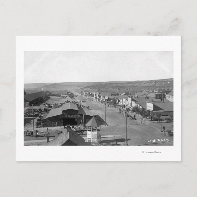 Postal Vista aérea de la ciudad 6 (Anverso)