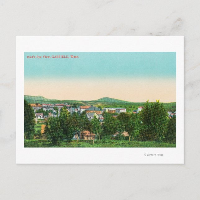 Postal Vista aérea de la ciudad 9 (Anverso)