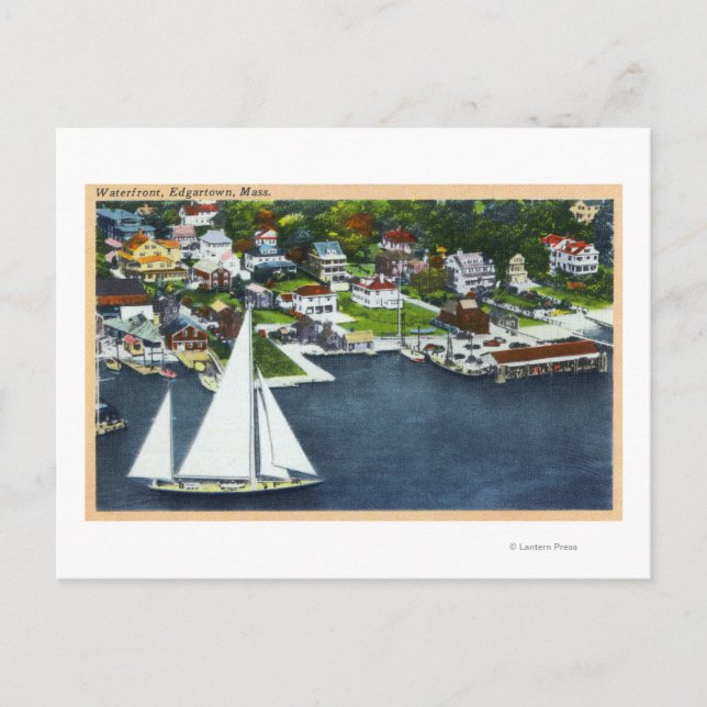 Postal Vista aérea de la costa 2 (Anverso)