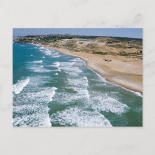 Postal Vista aérea de la costa del Mar Negro de Estambul,