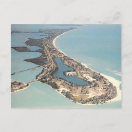 Postal Vista aérea de la isla de Gasparilla Boca Grande