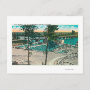 Postal Vista aérea de la zona de baño