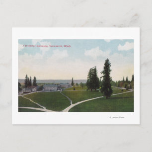 Postal Vista aérea de los cuarteles de Vancouver