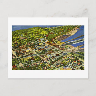 Postal Vista aérea de Marquette, Michigan