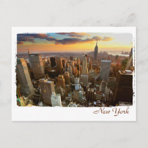 Postal Vista aérea de Nueva York