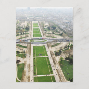 Postal Vista aérea de París