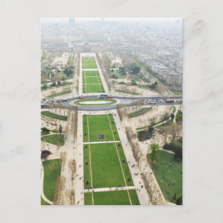 Postal Vista aérea de París