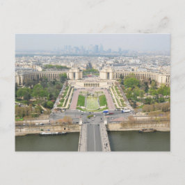 Postal Vista aérea de París