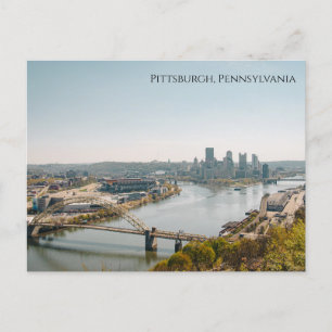 Postal Vista aérea de Pittsburgh