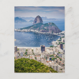 Postal Vista aérea de Río de Janeiro