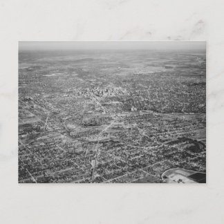 Postal Vista aérea de San Antonio, 1939