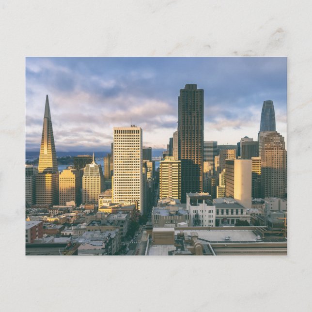 Postal Vista aérea de San Francisco (Anverso)