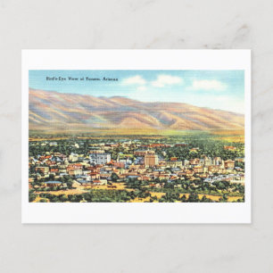 Postal Vista aérea de Tucson, Arizona, Viajes de época