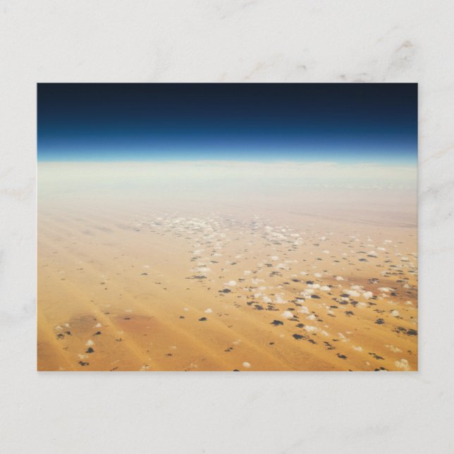 Postal Vista aérea de un desierto (Anverso)