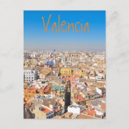 Postal Vista aérea de Valencia, España