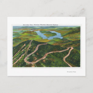 Postal Vista aérea de Whiteface Mt Memorial Hwy