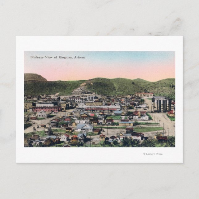 Postal Vista aérea del Ayuntamiento, AZ (Anverso)