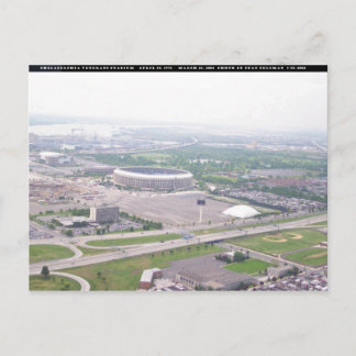 Postal Vista aérea del estadio Philadelphia PA Veterans