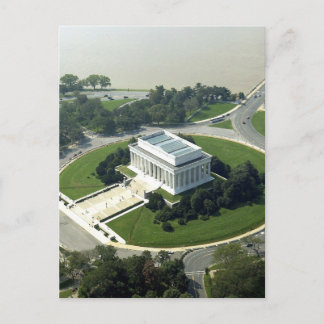 Postal Vista aérea del monumento a Lincoln