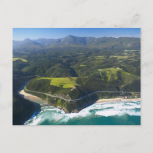 Postal Vista aérea del río Keurbooms, Garden Route