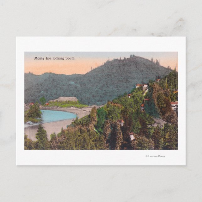 Postal Vista aérea del sur de Río (Anverso)