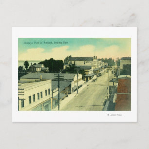 Postal Vista aérea oriental de Antioch, CA