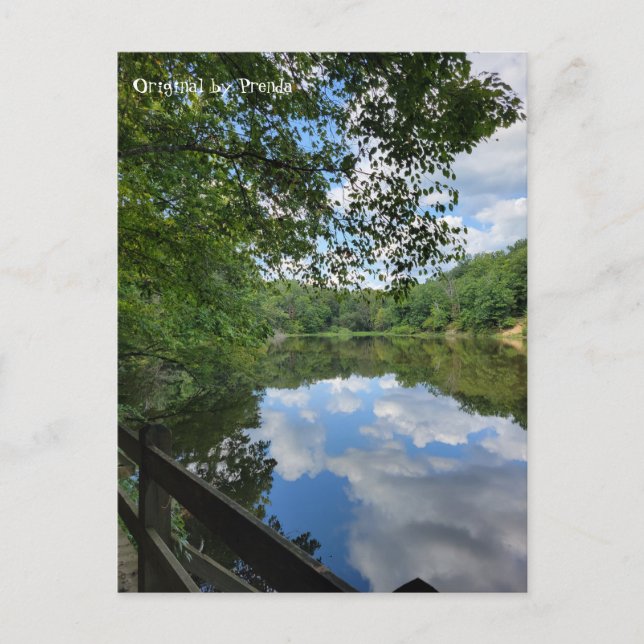 Postal Vista al lago (Anverso)