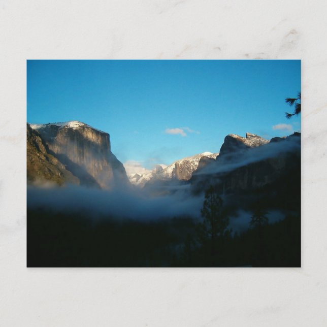 Postal vista al valle después de la tormenta (Anverso)