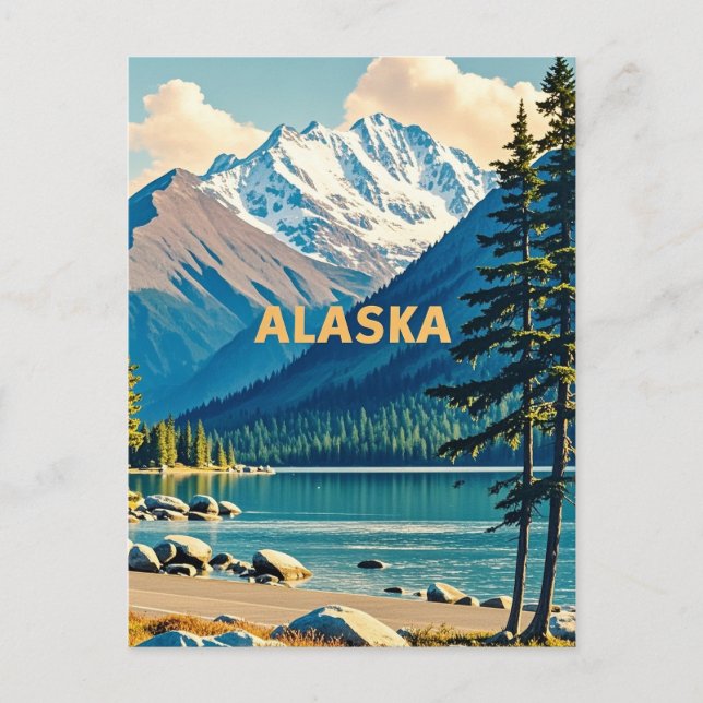 Postal vista alaska (Anverso)