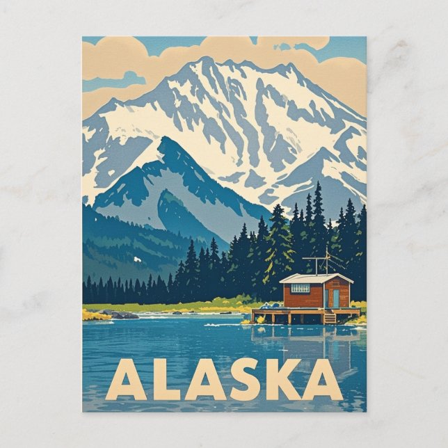 Postal vista alaska (Anverso)