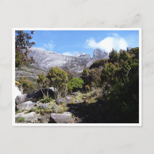 Postal vista alta de kinabalu (Anverso)