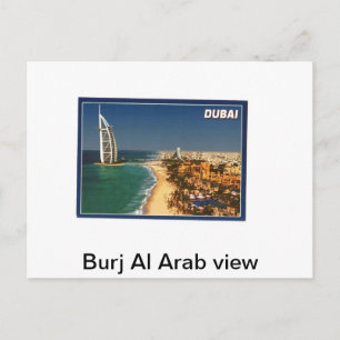 Postal Vista árabe de Burj Al