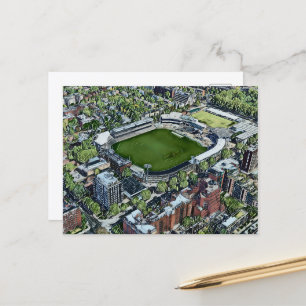 Postal Vista artística del Lord’s Cricket Ground, Londres
